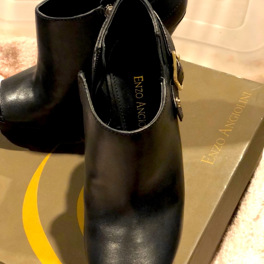 Enzo Angiolini Black Booties